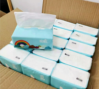 Bảng giấy logo tùy chỉnh 2 lớp 3 lớp khăn mặt 1000 tấm giấy tissue 800 tấm