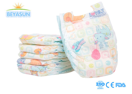 Unisex Customiziton dùng một lần NB kích thước tã trẻ em mẫu miễn phí tã cao hấp thụ với băng Velcro
