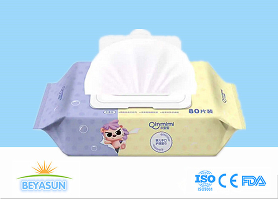 Tiêu chuẩn Vitamin E Môi rửa tay Biodegradable Baby Cleaning Soft Wipes Baby Wet Wipes