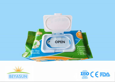 Khăn lau ướt tự nhiên 15x20 CM để làm sạch Bay với 50 chiếc Bao bì dễ thương