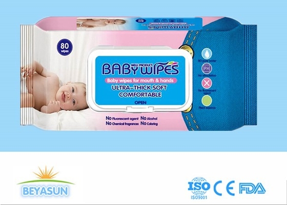 Hộp trưng bày Khăn ướt không dệt Spunlace dành cho bé 80 chiếc