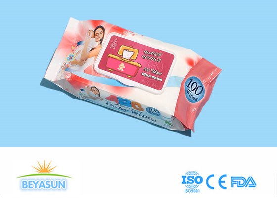 Nước tinh khiết Khăn ướt nhẹ nhàng dùng một lần cho bé thơm 100PCS